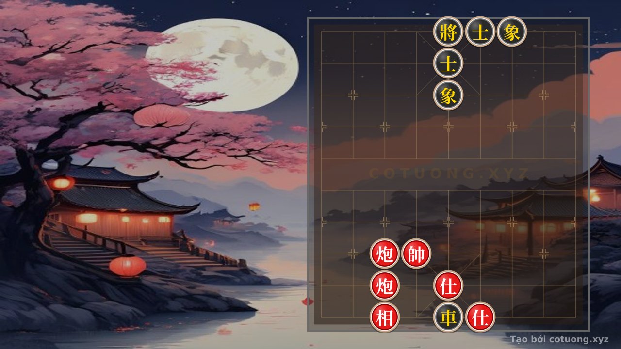 Thế cờ: Red General Chess: Cannon Empty Row 3 - Advanced Tactics for the Player — Cờ Tướng Online