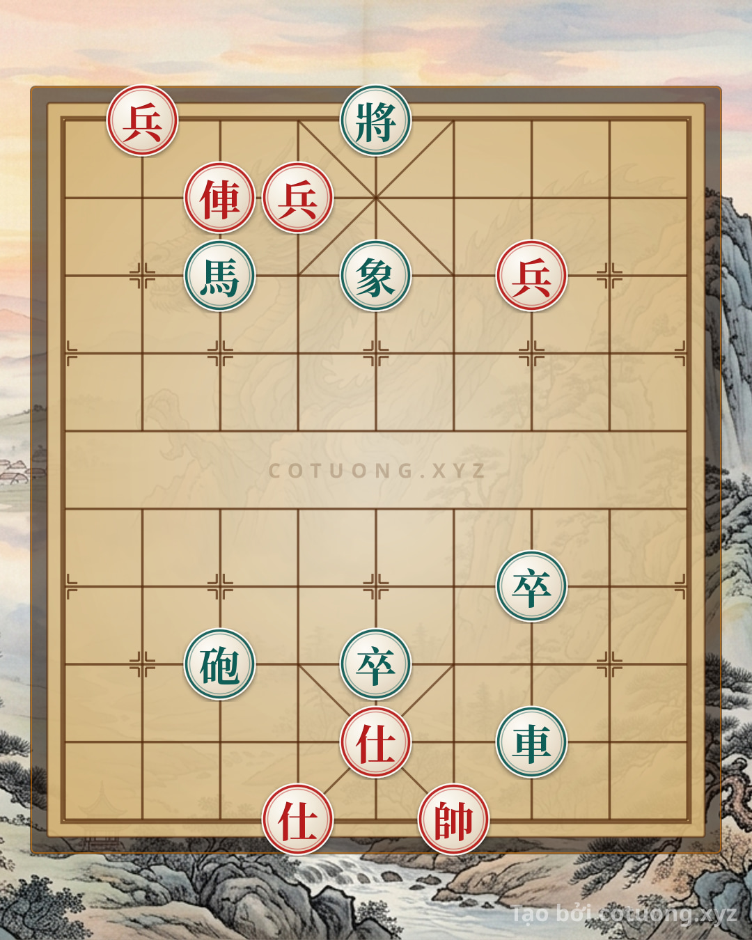 Challenge: Xiangqi Technique: Red Pawn on 8th Rank, 10th File - Amazing Offensive Moves - Can you solve it?