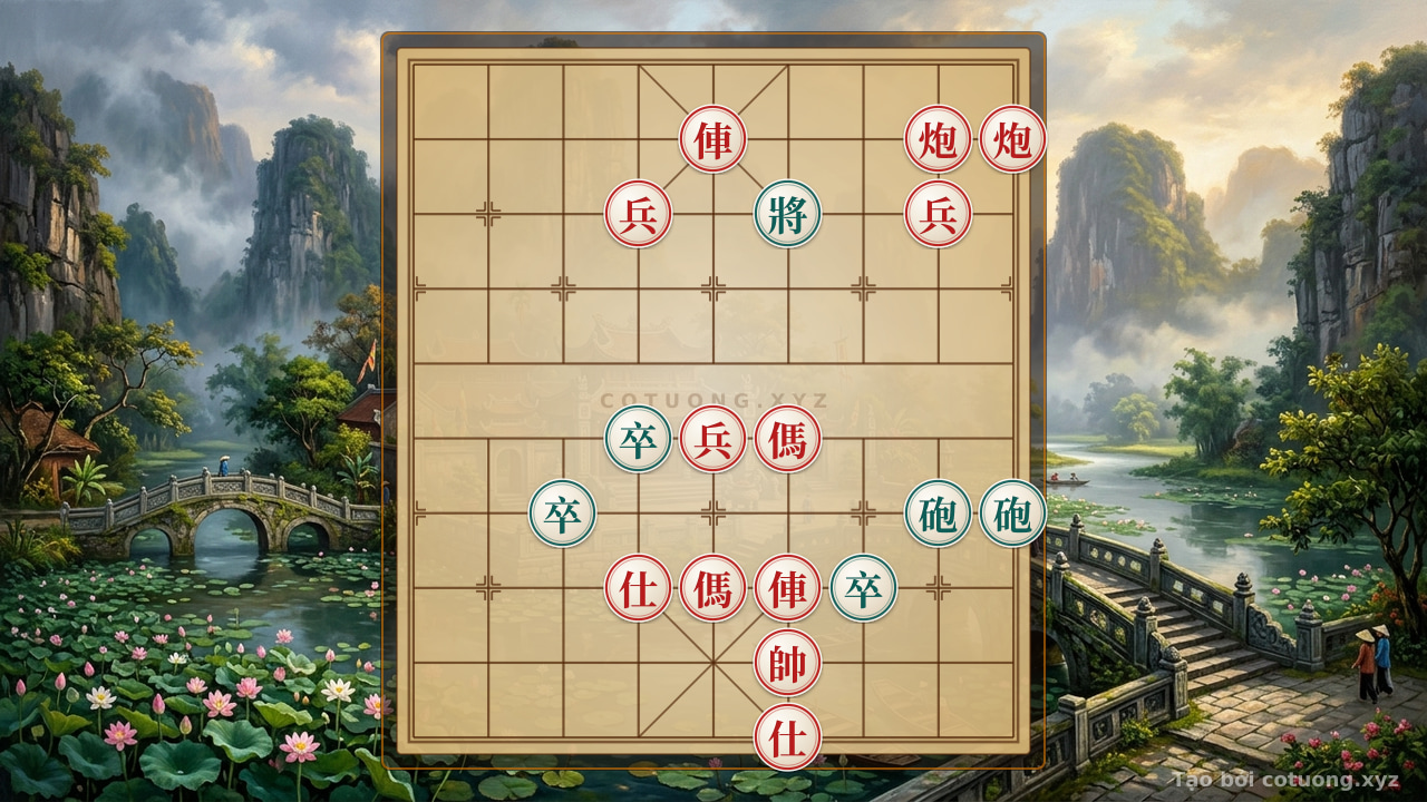 Thế cờ: The Secret to Counterattacking in the Desperate Rook and Cannon Trap: How to Reverse the Flow of the Game — Cờ Tướng Online