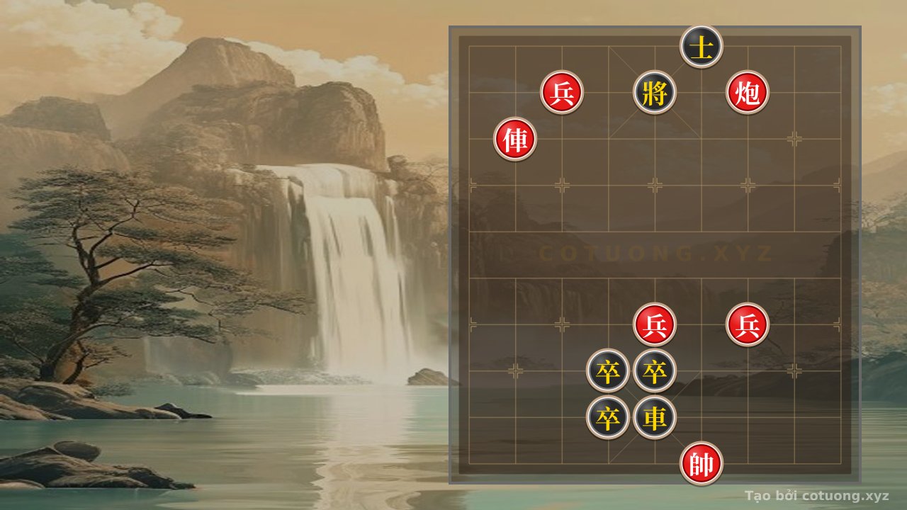 Thế cờ: The 'Sát pháp' Trick with the Red Chariot in the 'Empty Cannon' Formation - Vietnamese Chess — Cờ Tướng Online