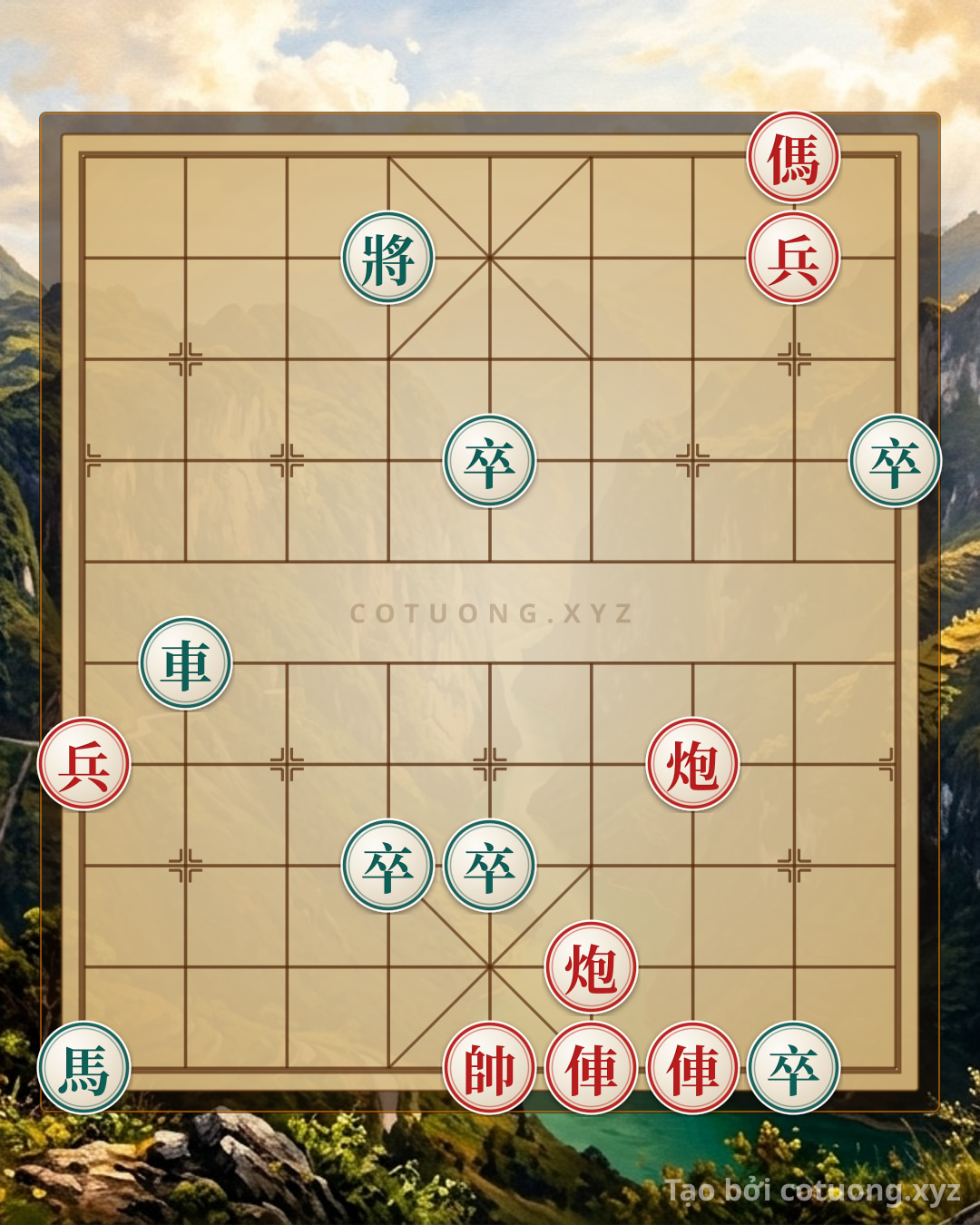 Challenge: The Red Chariot's Lonely Defense: The Art of Counterattacking in a Level 1/10 Xiangqi Position - Can you solve it?