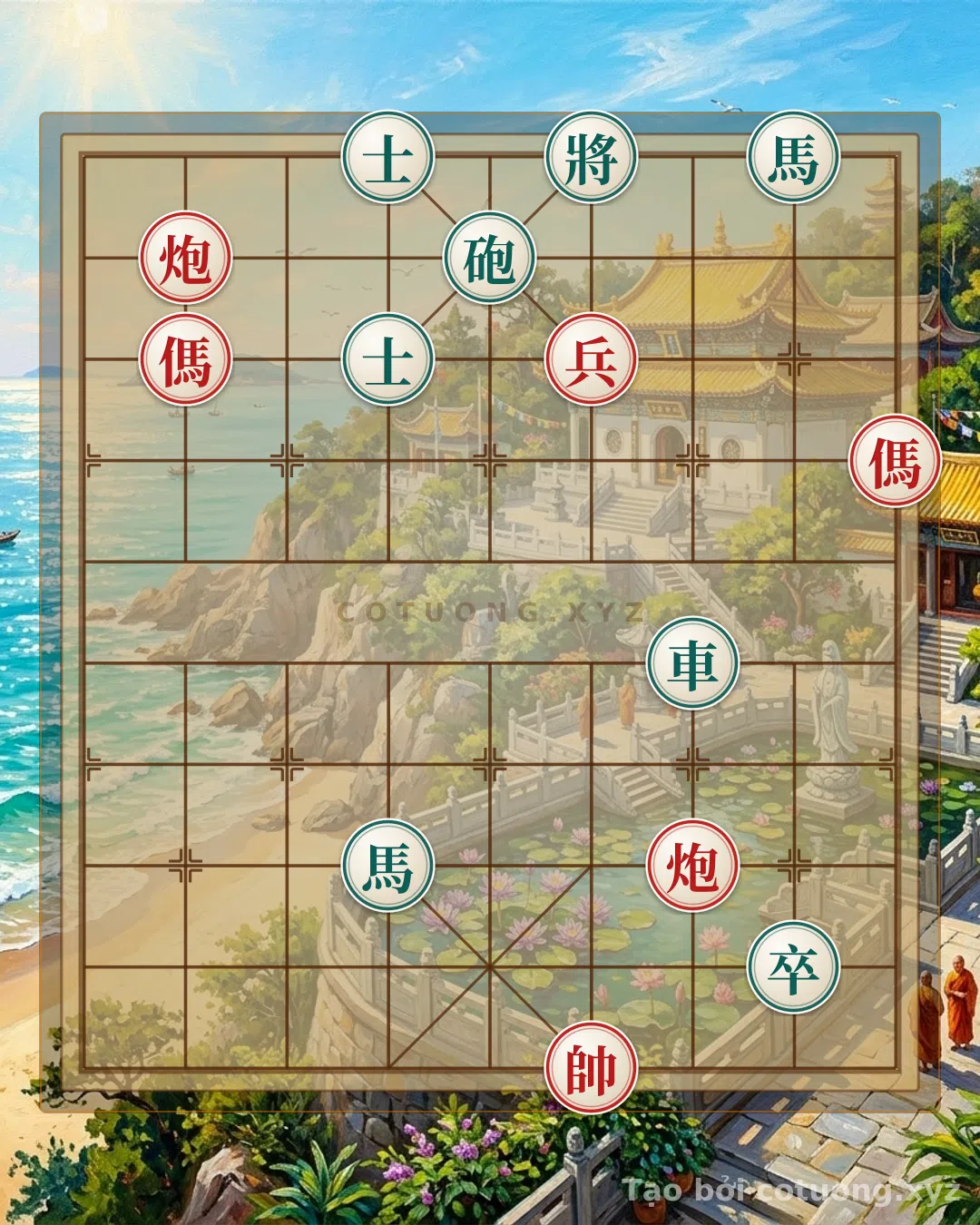 Thế cờ: Secret Moves: Dominate AI Opponents with Empty Cannon & Unique Horse Tactics — Cờ Tướng Online