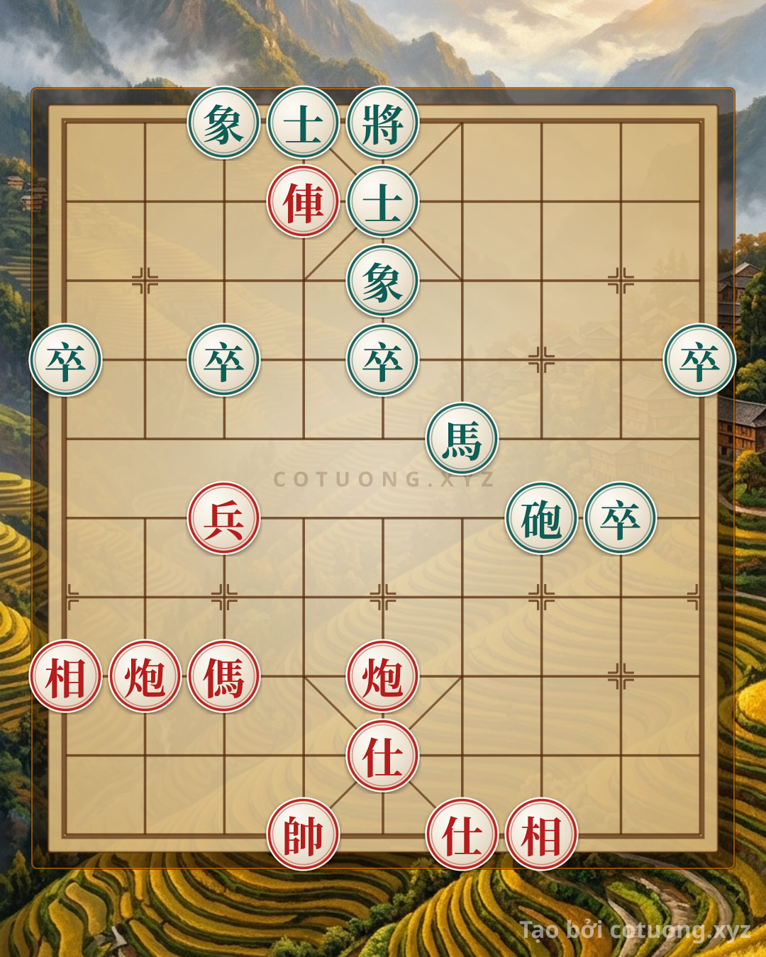 Challenge: Rook 2Cannons Horse Pawn 2Advisors 2Elephants vs. Cannon Horse 5Pawns 2Advisors 2Elephants: The Secret Winning Strategy - Can you solve it?