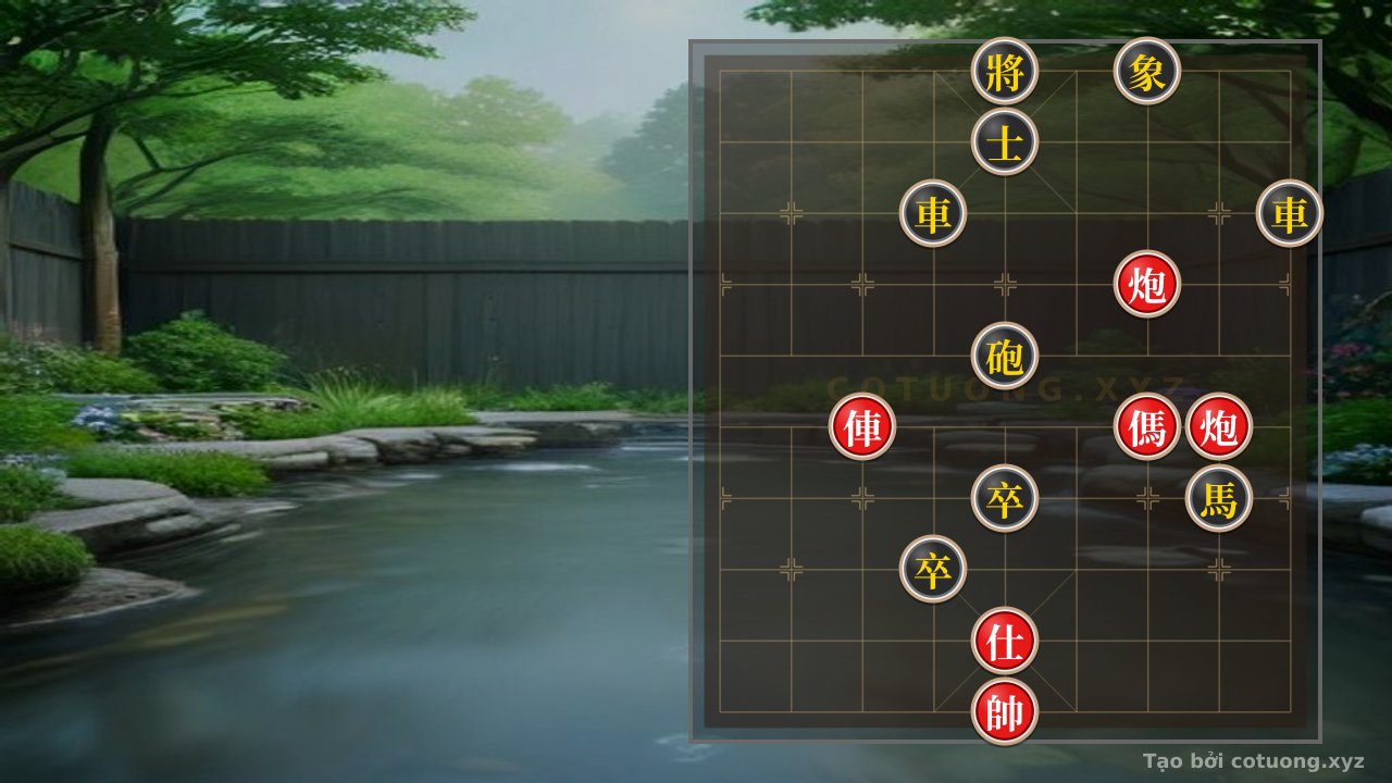 Thế cờ: Black's 5th File, 10th Rank Position: 