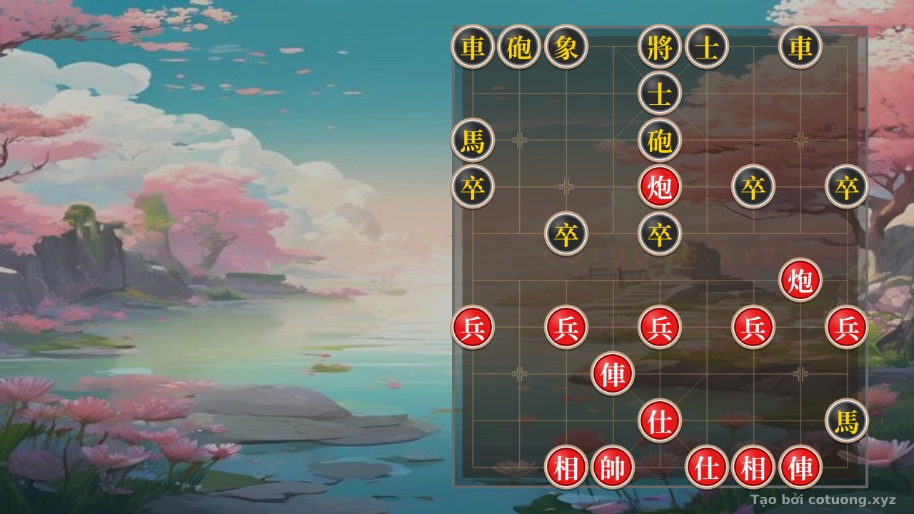 Thế cờ: The Ultimate Reversal: How Red Counters in the 2Rooks 2Cannons 5Pawns vs. 2Rooks 2Horses 5Pawns Opening — Cờ Tướng Online