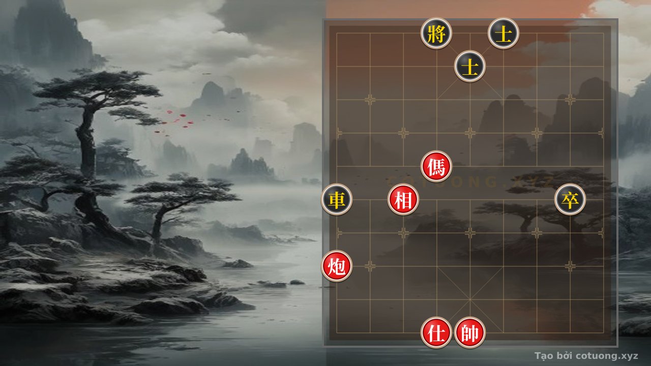 Thế cờ: Red Cannon, Black Chariot Under Attack: High-Speed Checkmate Tactics in Xiangqi — Cờ Tướng Online