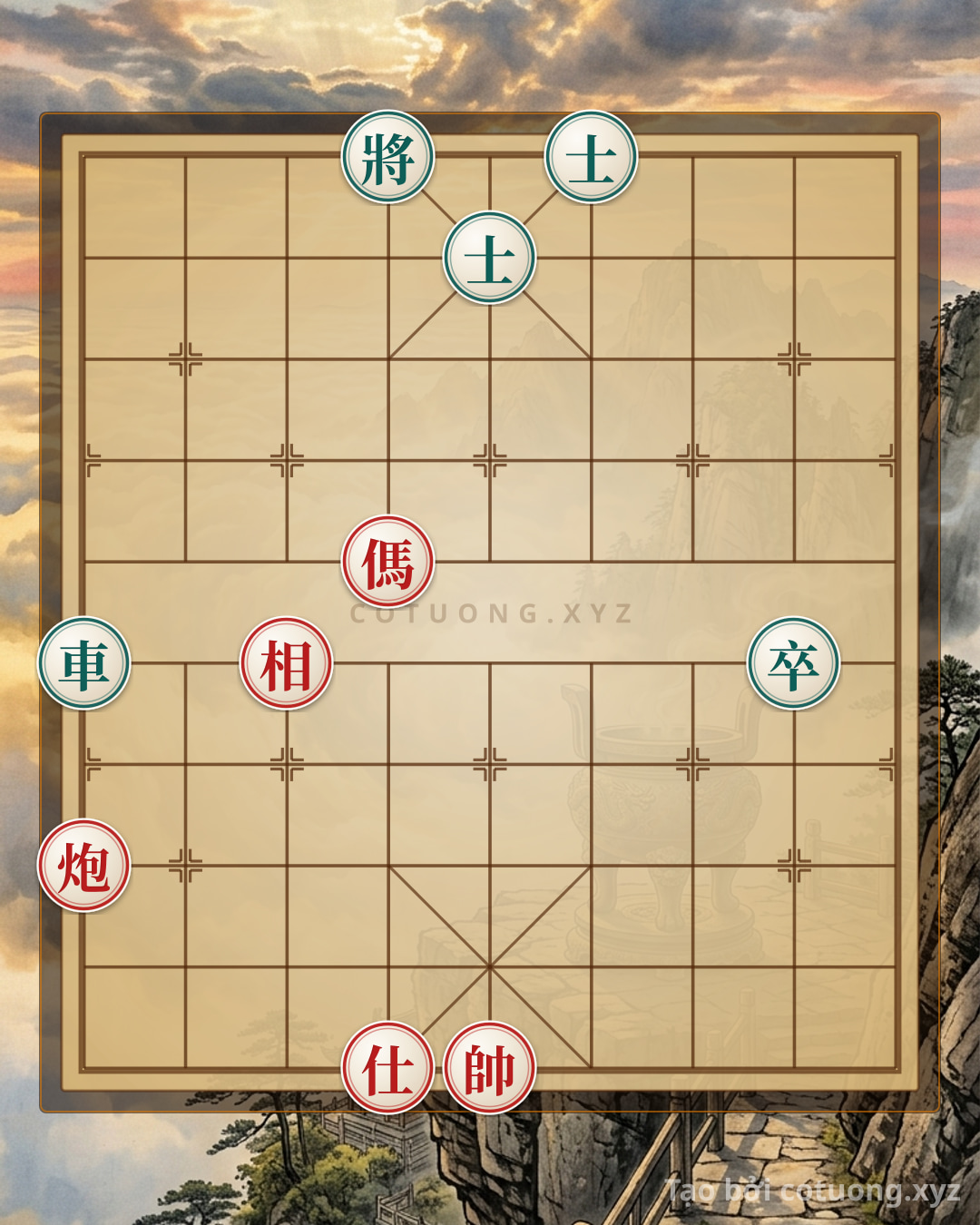 Challenge: Red Cannon, Black Chariot Under Attack: High-Speed Checkmate Tactics in Xiangqi - Can you solve it?