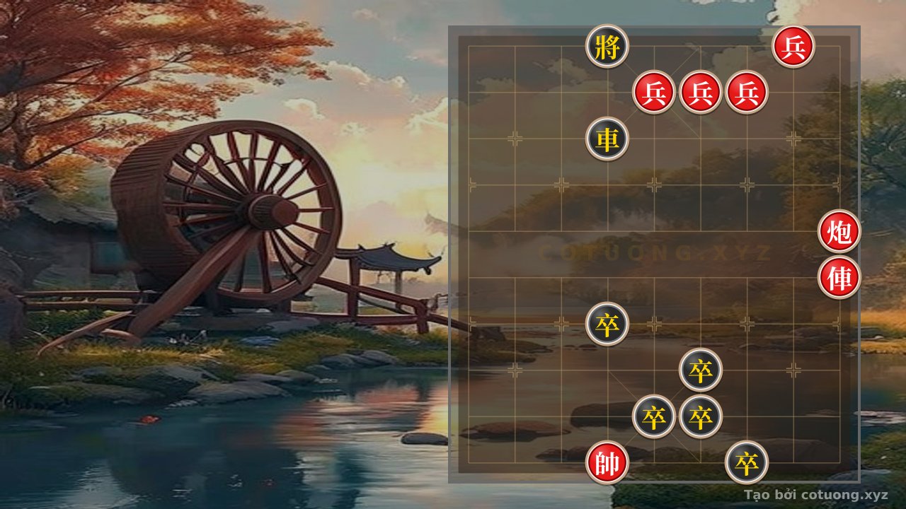 Thế cờ: The Secrets of the 'Chariot Strikes Pawn' Formation in Xiangqi: Defense Like a Symphony — Cờ Tướng Online
