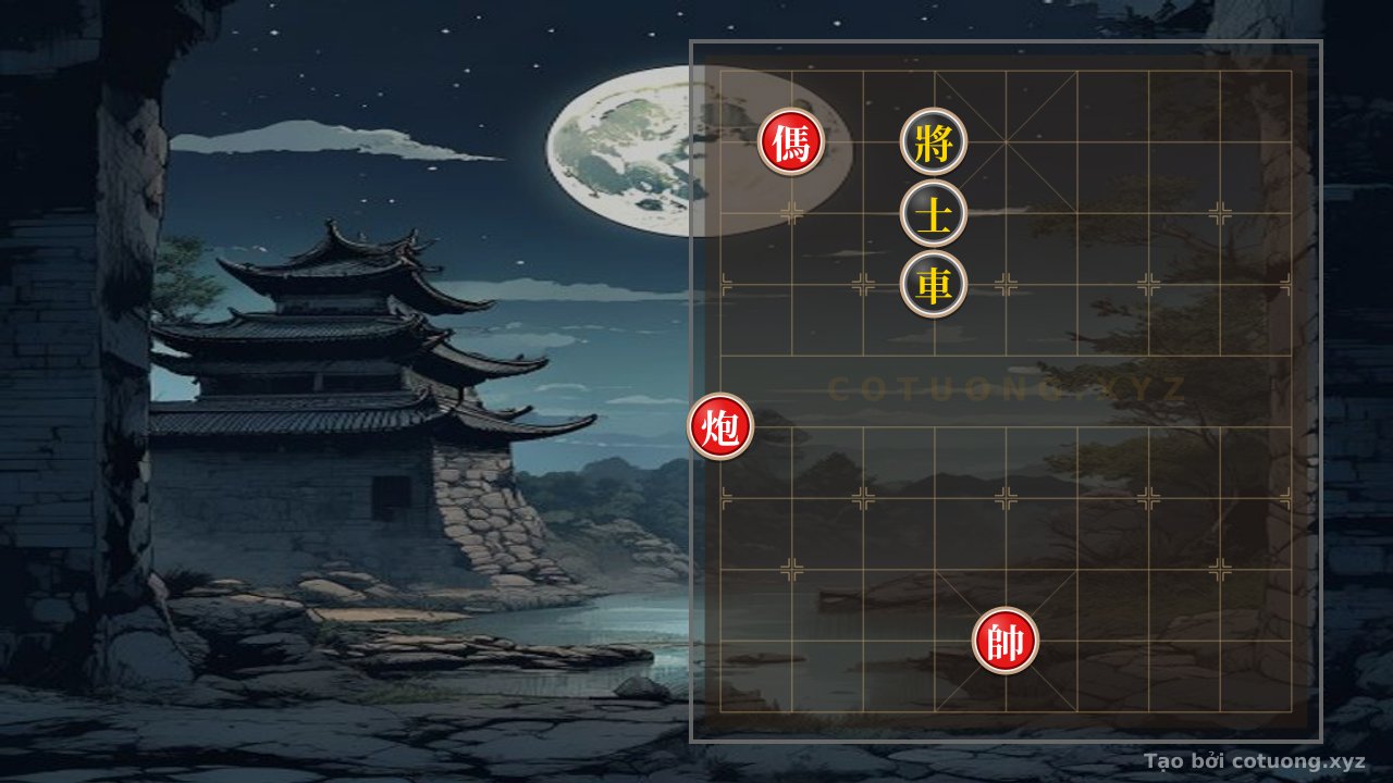 Thế cờ: Tactical Strike: Black Chariot at 4-7 Locks Red General at 5-2 - Basic Xiangqi Opening — Cờ Tướng Online