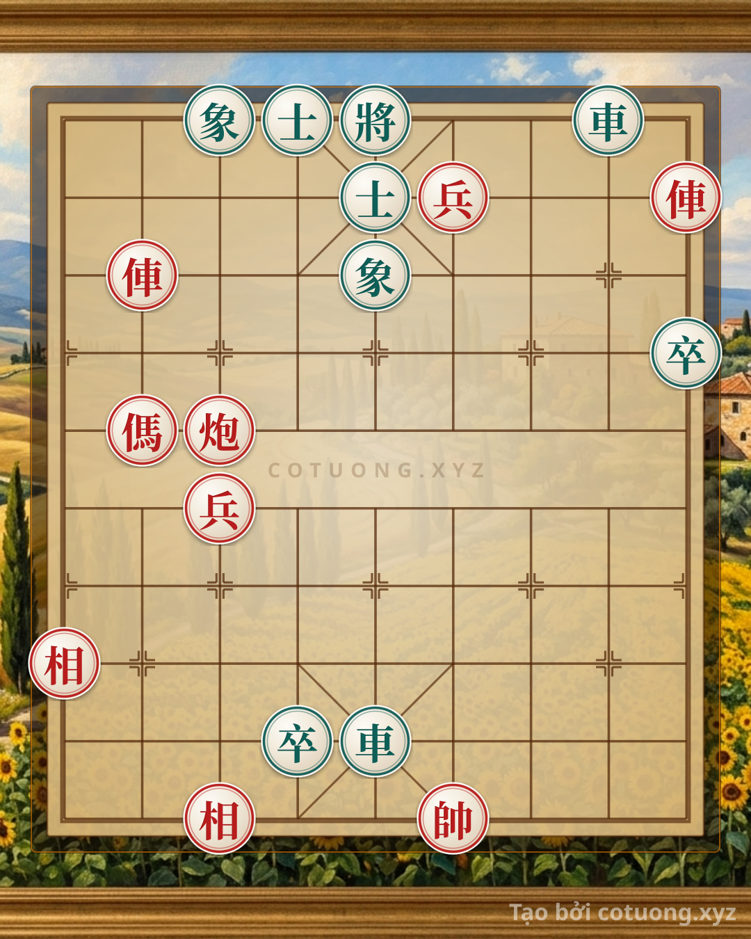 Challenge: Red General's Checkmate: The Art of Sacrificing Pieces - Can you solve it?