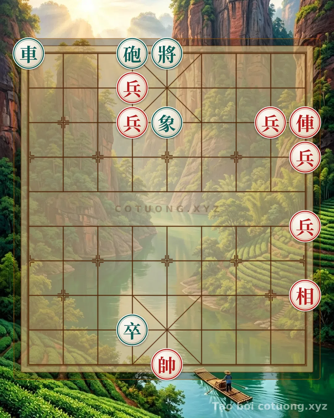 Challenge: The Xiangqi Defense Mastery: How Red's Cannon Attack and Black's Clever Defense Resolve the Critical Situation? - Can you solve it?