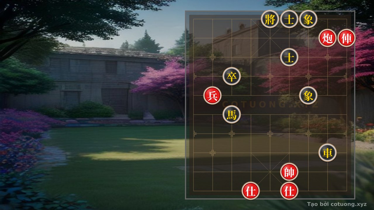 Thế cờ: Red's 'Empty Cannon' Trap: How Black Can Defend in a 1/10 Position — Cờ Tướng Online
