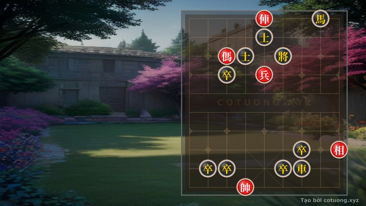 Thế cờ: Red General's Chess: Rook 5 Retreats 10, Black's Deadly Trap Strategy — Cờ Tướng Online