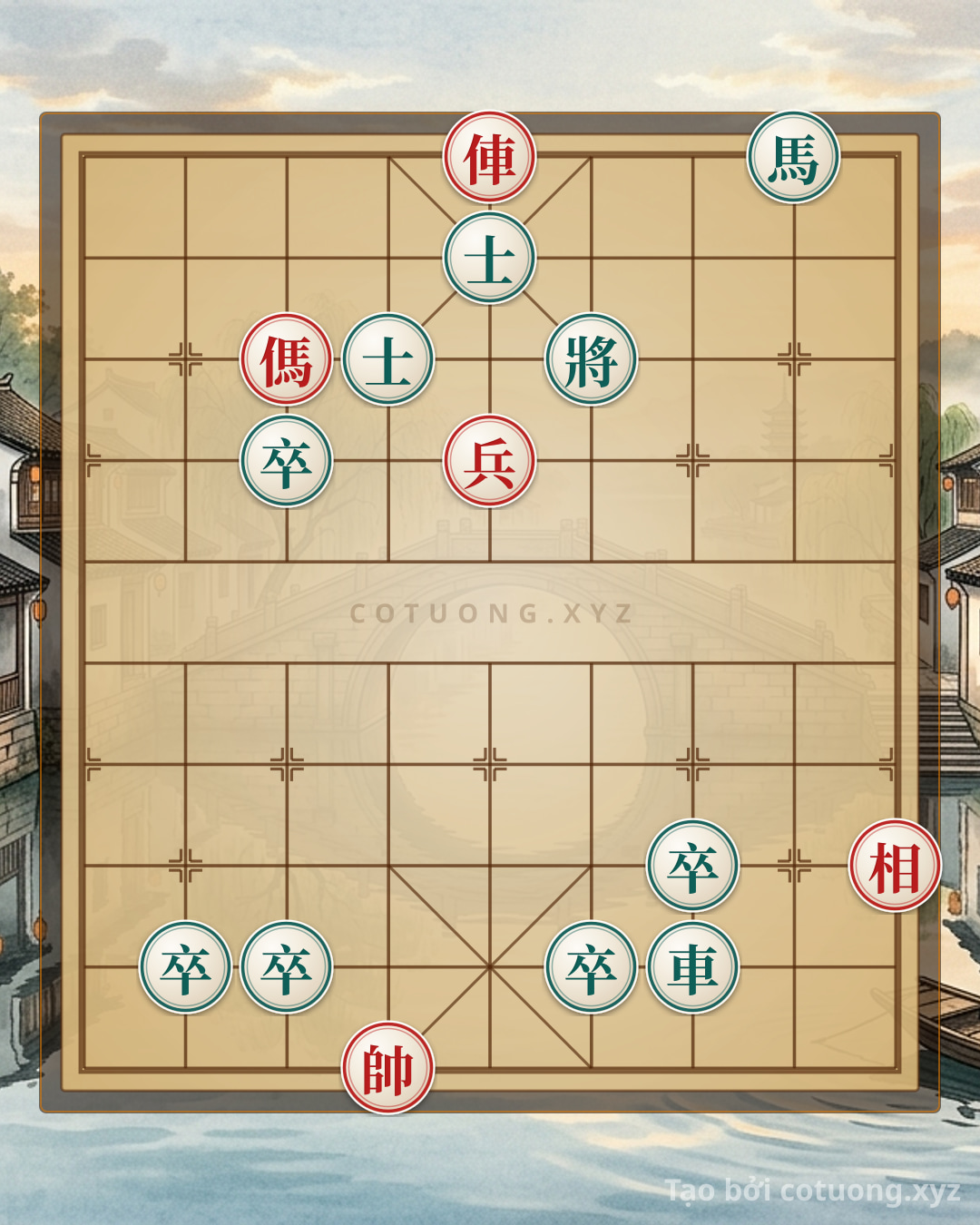 Challenge: Red General's Chess: Rook 5 Retreats 10, Black's Deadly Trap Strategy - Can you solve it?
