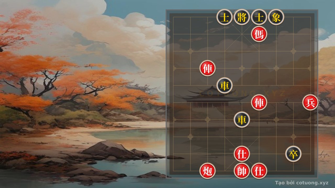 Thế cờ: Xiangqi: Red Chariot Exposed on 4th Rank 5 - Killer Strategy — Cờ Tướng Online