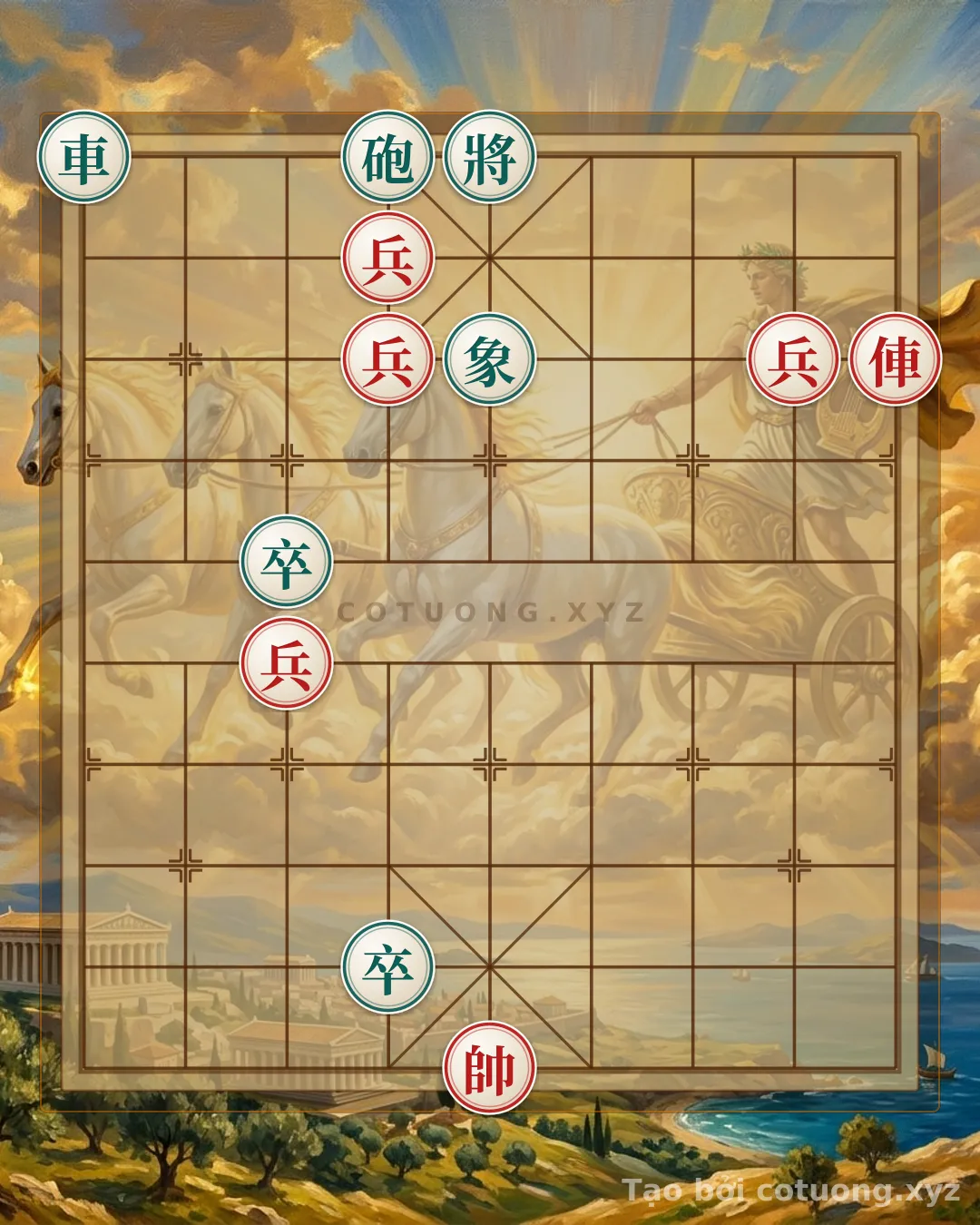 Challenge: Quick Checkmate Trick: Rook 4 Pawns Crush Rook-Cannon 2 Pawns Elephant in 9 Moves - Can you solve it?