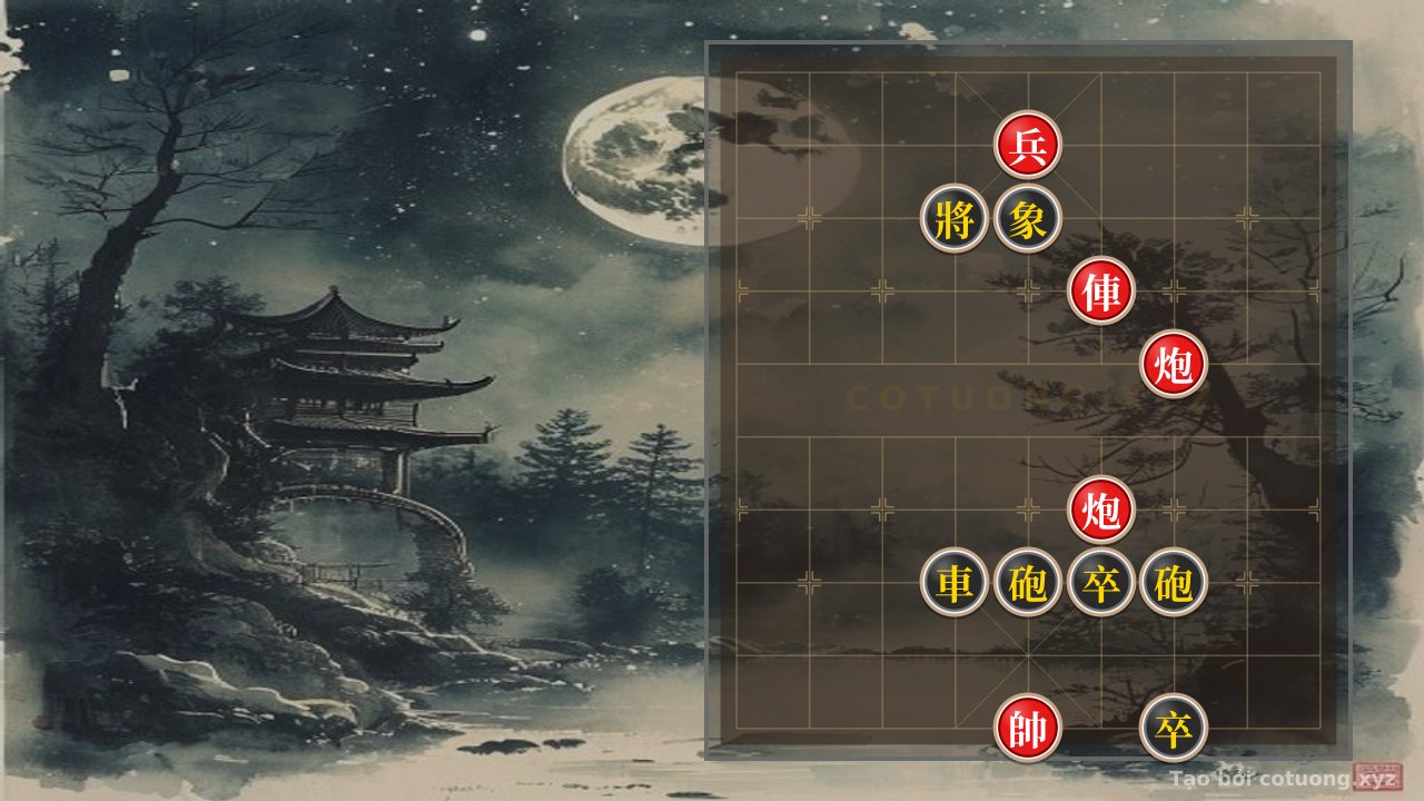 Thế cờ: The Secret of the 'Chariot Straight Attack' in the 'Empty Cannon' Formation - Chinese Chess 1/10 — Cờ Tướng Online