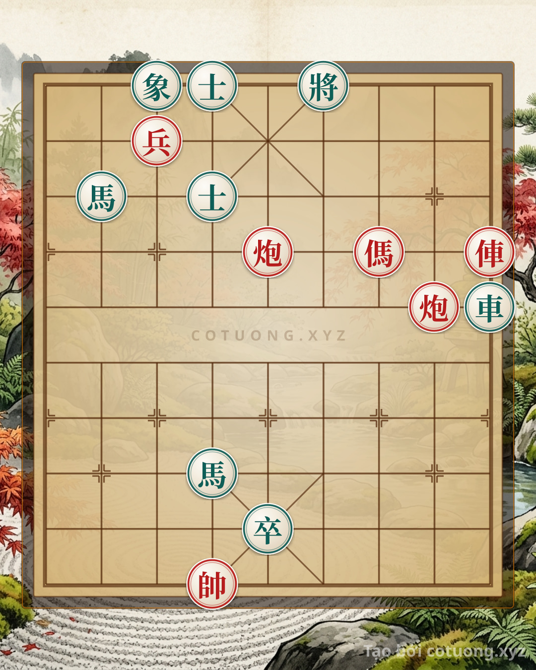 Thử Thách: Bí Kíp Sát Cục Kinh Điển: Xe Đôi Pháo Mã Chốt Đánh Tan Xe Song Mã - Cờ Tướng Đỉnh Cao Cho Người Mới - Bạn có thể giải được?
