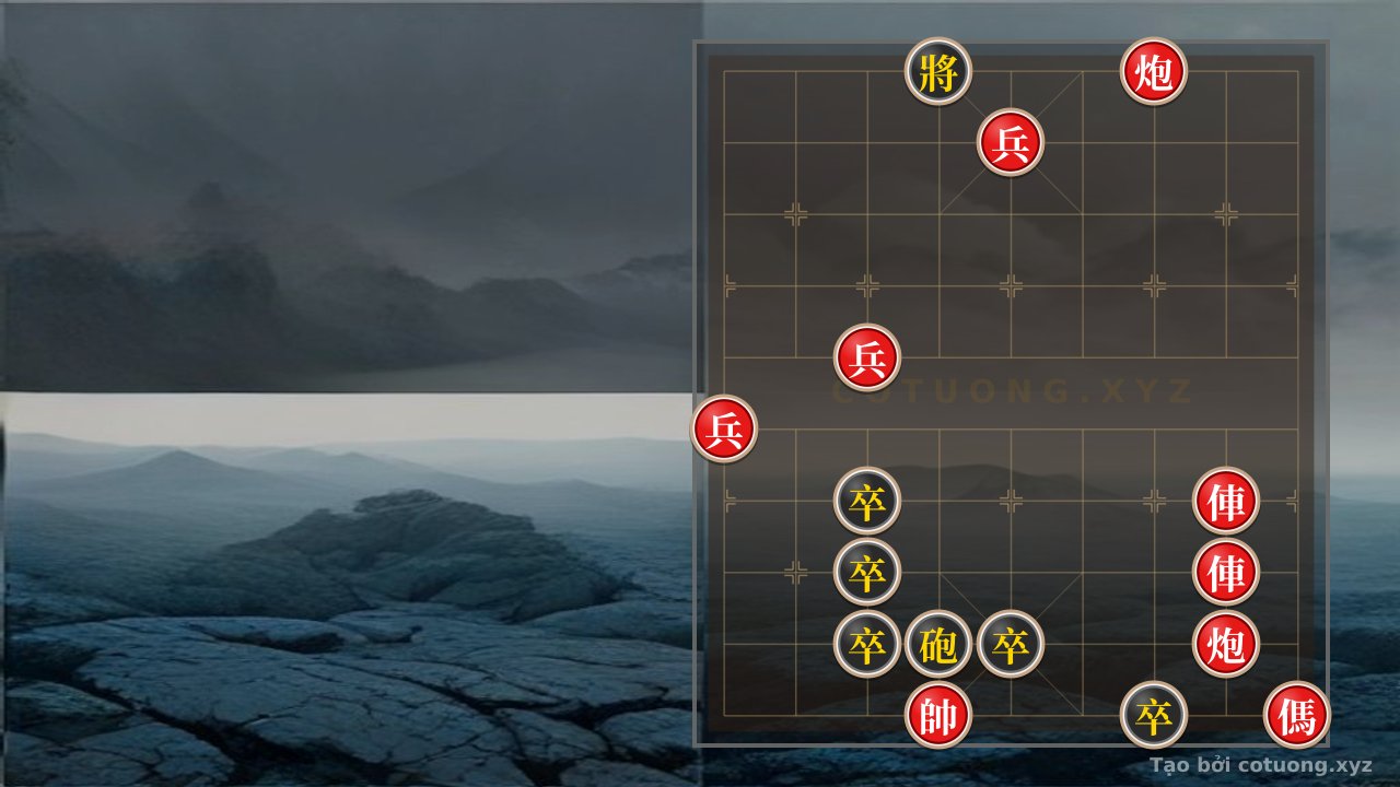 Thế cờ: Xiangqi: Winning with the Empty Cannon, Rook Checkmate - Efficient Strategy for the Red Player — Cờ Tướng Online
