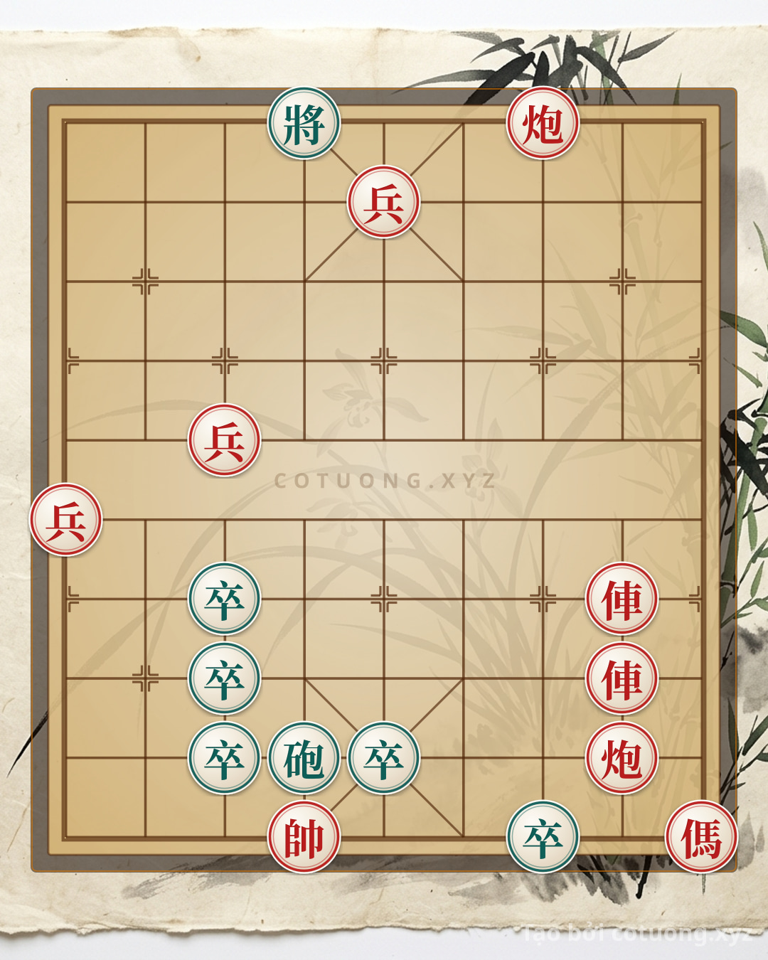 Challenge: Xiangqi: Winning with the Empty Cannon, Rook Checkmate - Efficient Strategy for the Red Player - Can you solve it?