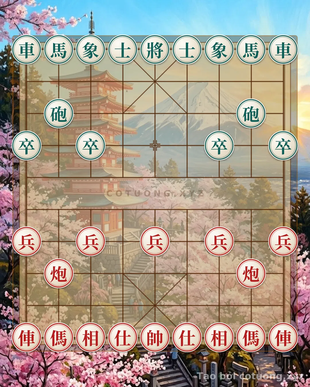 Thế cờ: Classic Checkmate: When Two Rooks, Two Cannons, and Two Horses Clash with Balanced Forces - Counterattack Tactics in Xiangqi — Cờ Tướng Online