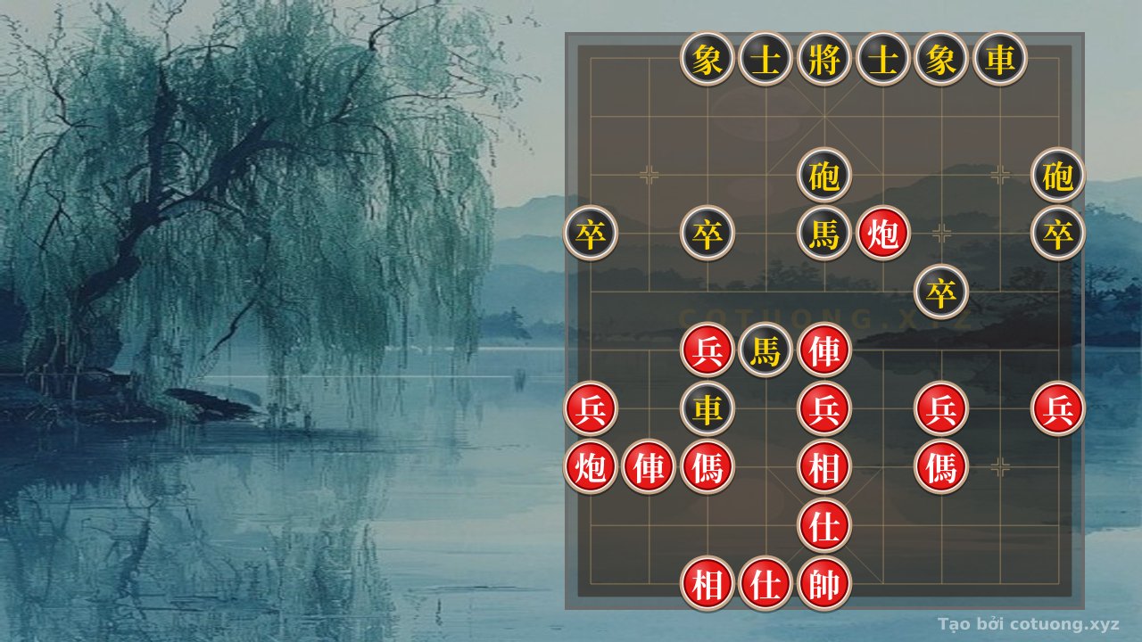 Thế cờ: Xiangqi Formation: 'Double Horse Breakout' - Red's Creative Defensive Tactics — Cờ Tướng Online