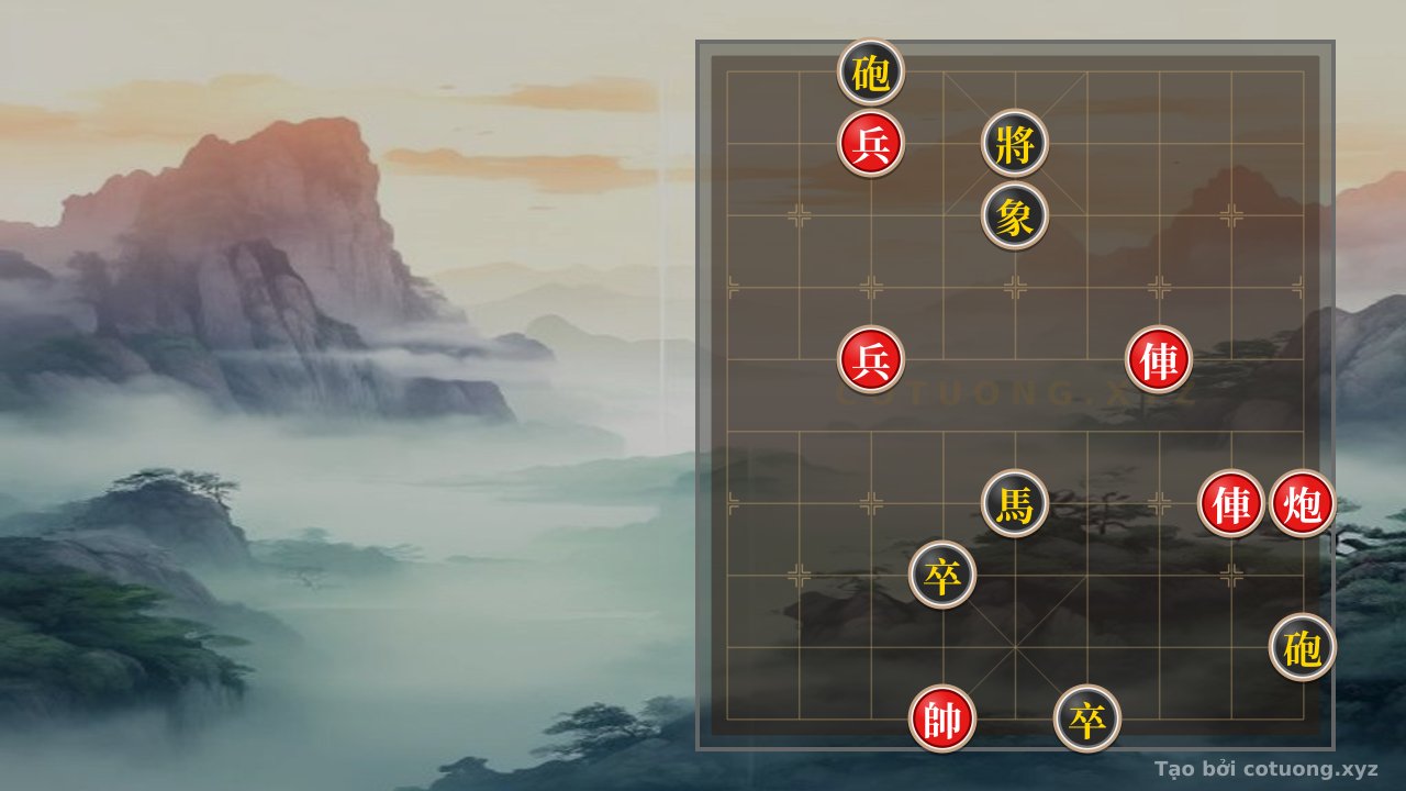 Thế cờ: Psychological Tactics: Psychological Pressure in the Red General's Active Attacking Formation — Cờ Tướng Online
