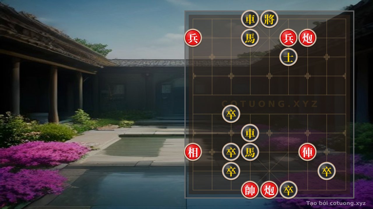 Thế cờ: The Legendary Endgame Trick: 2Rooks, 2Cannons, 2Pawns, and 2Bishops Defeat 2Rooks, 2Knights, and 5Pawns - When Art Meets Battle — Cờ Tướng Online