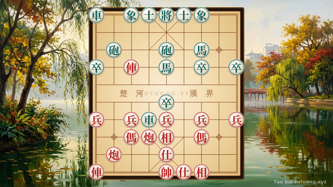 Thế cờ: Xiangqi Mastery: Rapid Counterattack with 2 Rooks, 2 Cannons, and 2 Horses – Decoding the Decisive Move in Position #4c3d — Cờ Tướng Online