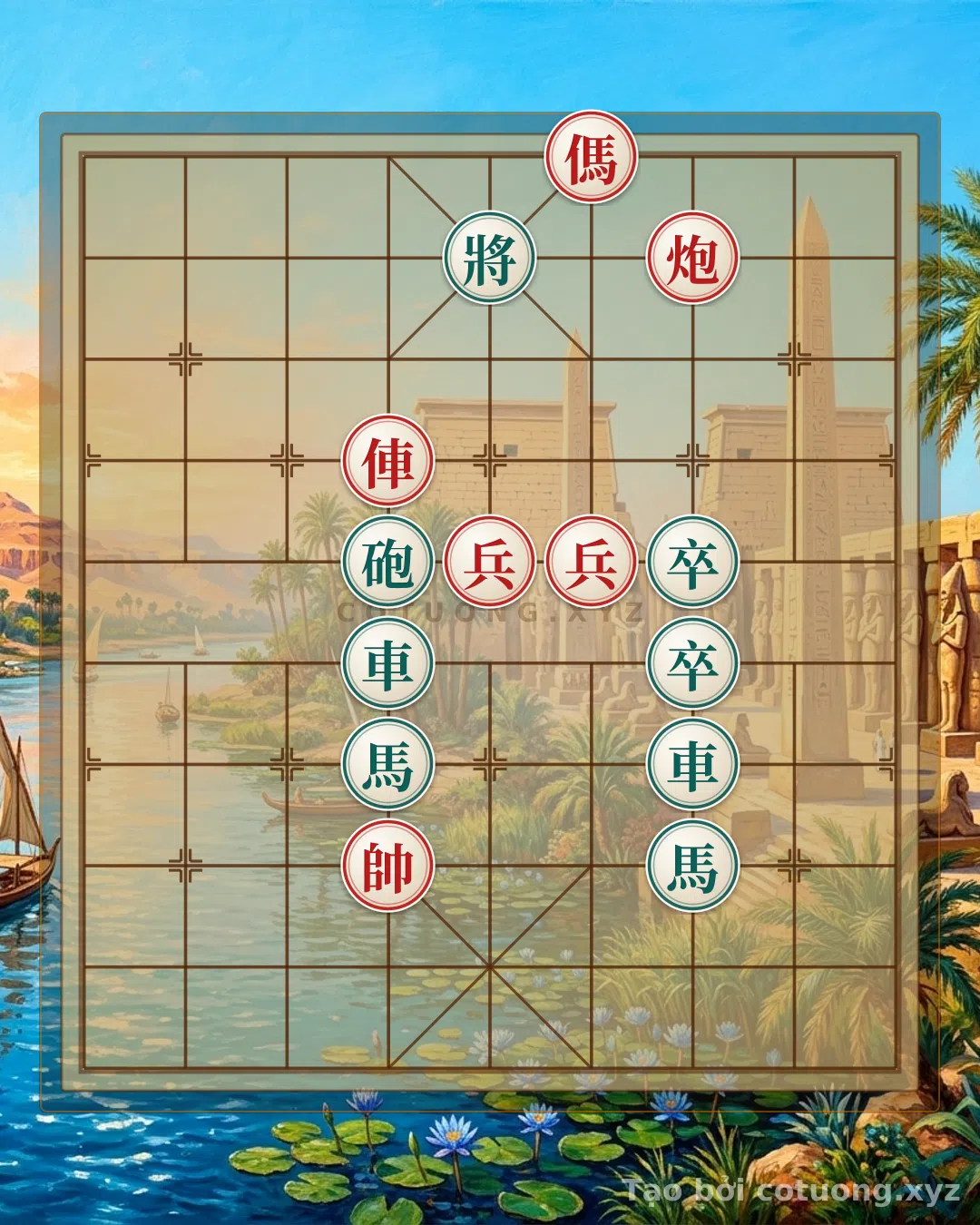 Thử Thách: Bí ẩn thế cờ: Mã Đỏ tung hoành giữa trận đồ hiểm ác - Bạn có thể giải được?