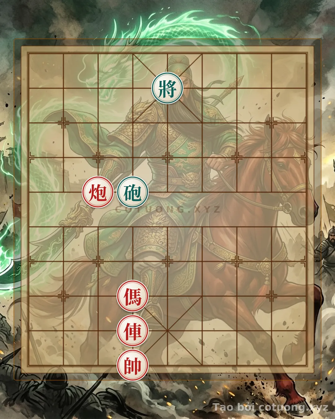Challenge: Xiangqi Super Difficult: Red Chariot Threatens Straight, Black Cannon is Trapped - Peak Strategy - Can you solve it?