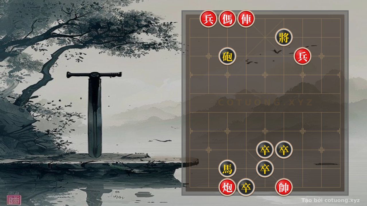 Thế cờ: Black Cannon Strike: Mastering the 3-Move Checkmate — Cờ Tướng Online
