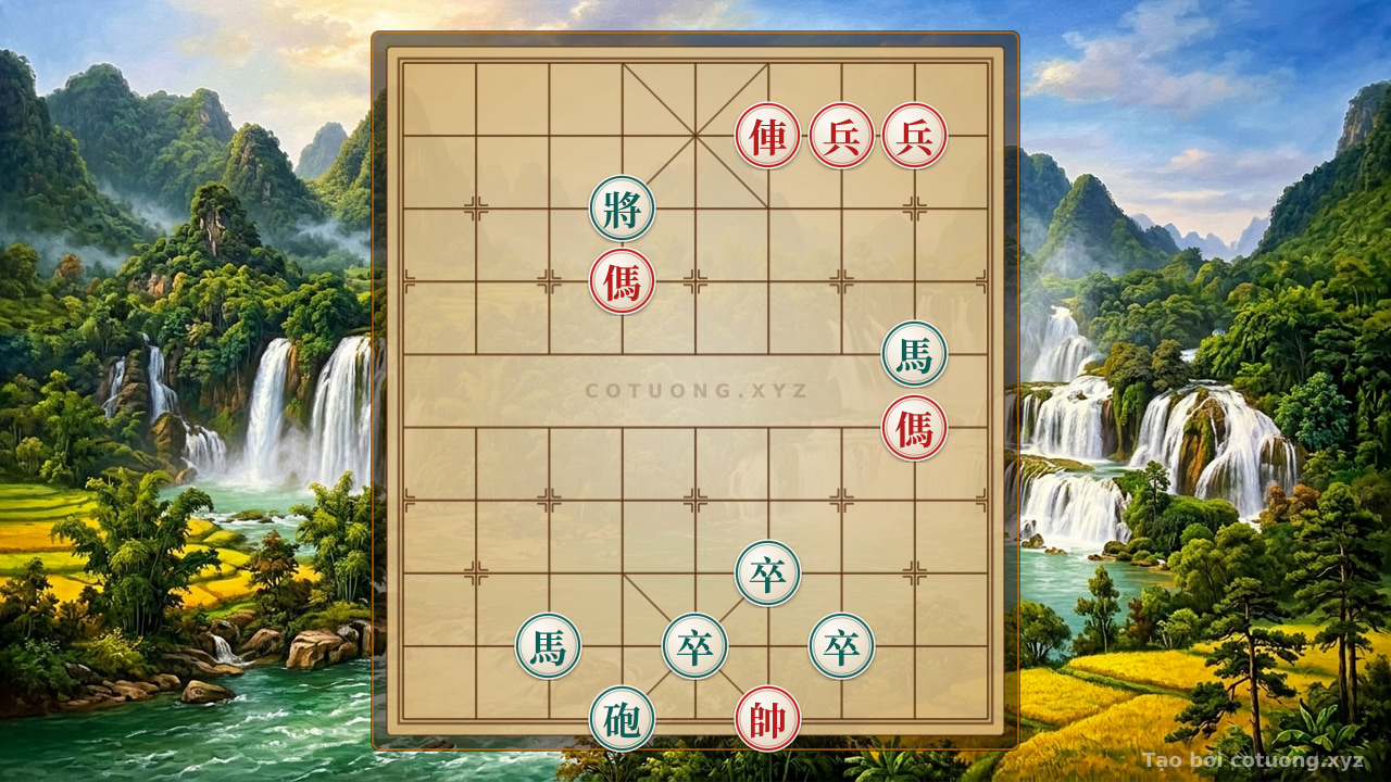 Thế cờ: Red Chariot on File 4, Rank 9: A Terrifying Breakout Strategy in Chinese Chess — Cờ Tướng Online