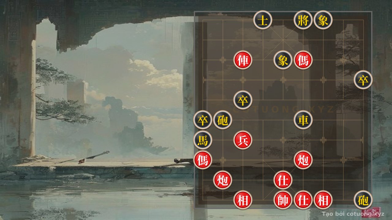 Thế cờ: Red General's Defeat: Double Horse Leg Strategy in 15 Moves — Cờ Tướng Online