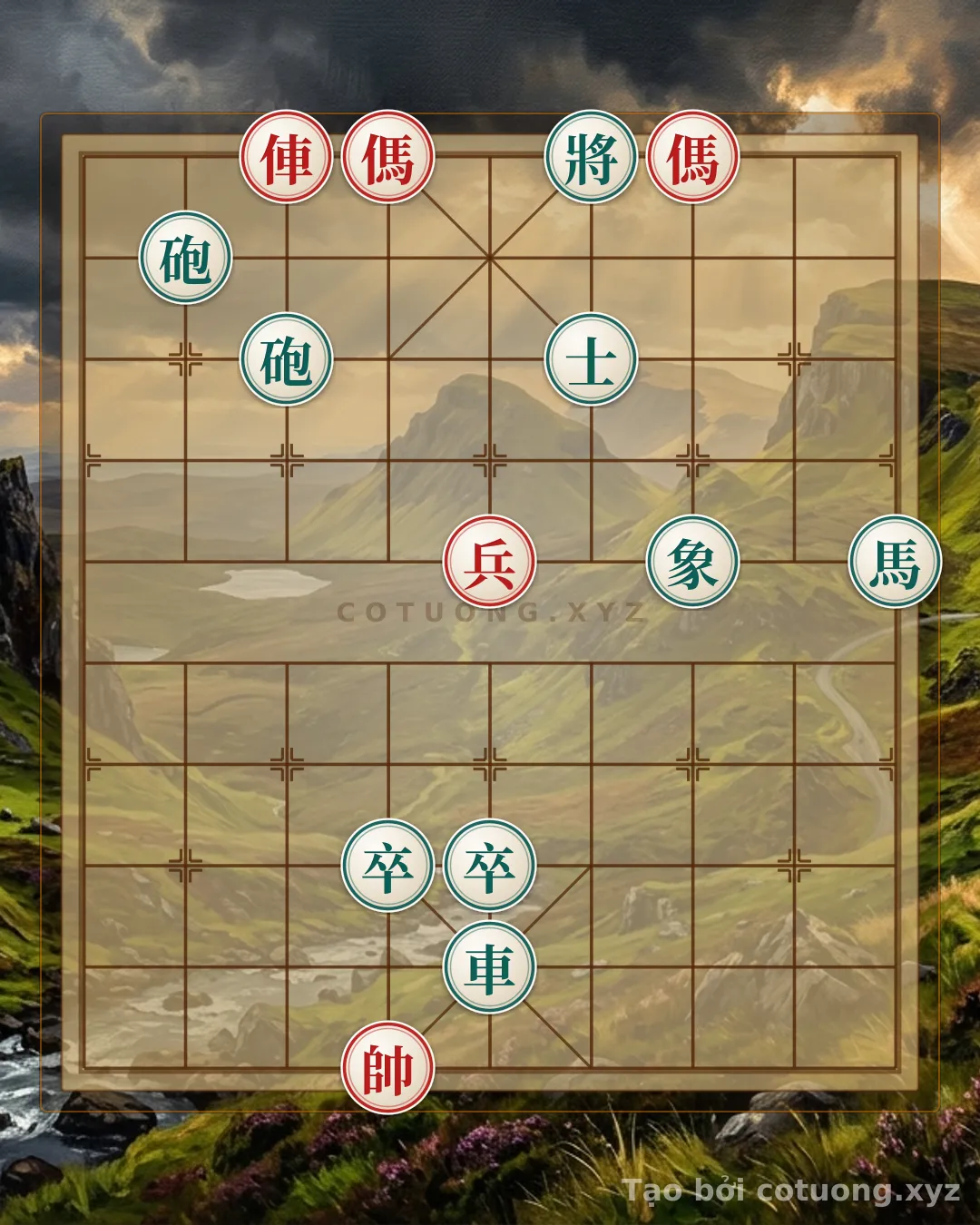 Challenge: Song Mã Giao Chân: The Red Army's Breakthrough Strategy in the Classic Endgame - Can you solve it?