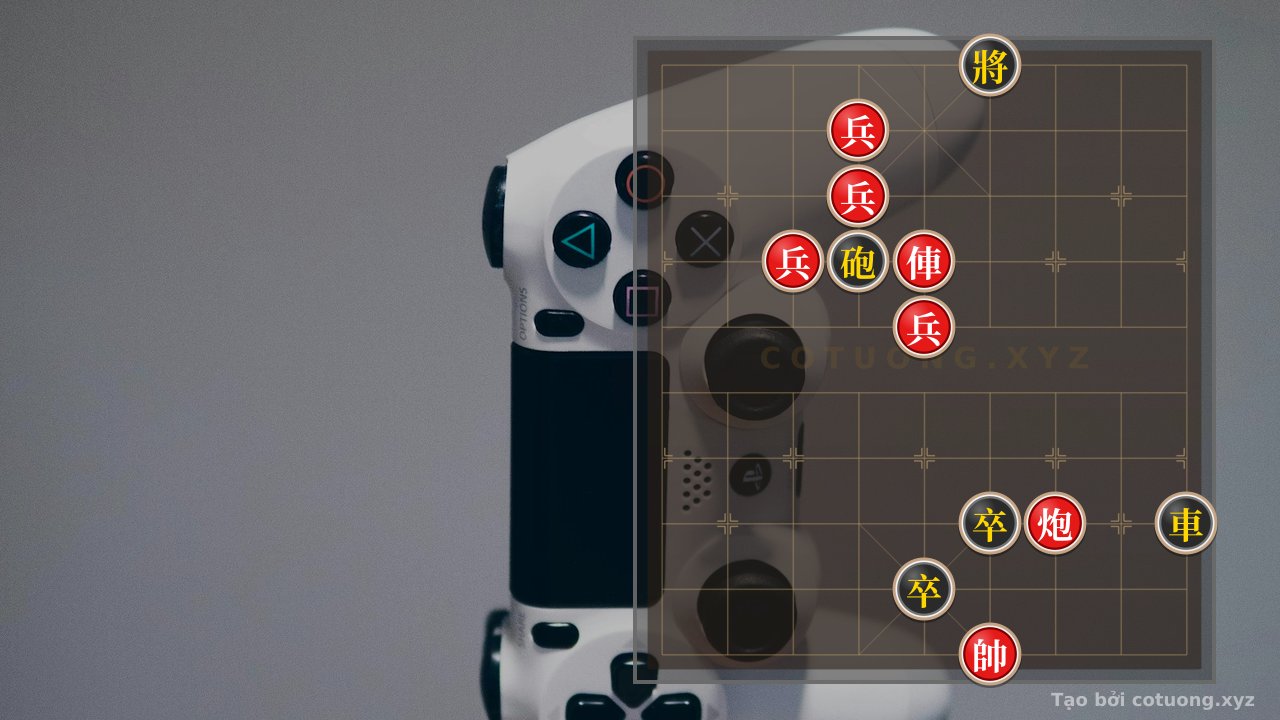 Thế cờ: Xiangqi: Sharp Defense - Black Neutralizes Red's Checkmate in 3 Moves — Cờ Tướng Online