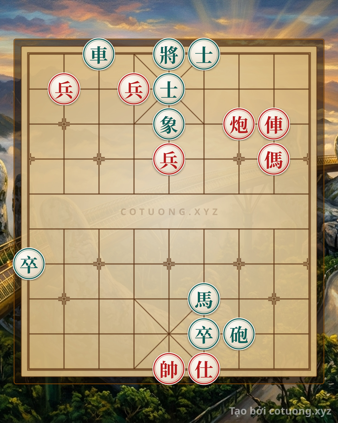 Thử Thách: Cờ Tướng Đỏ Phá Lộ: Xe Đen Tấn Công, Chốt Đen Bị Khóa, Ai Sẽ Thắng? - Bạn có thể giải được?