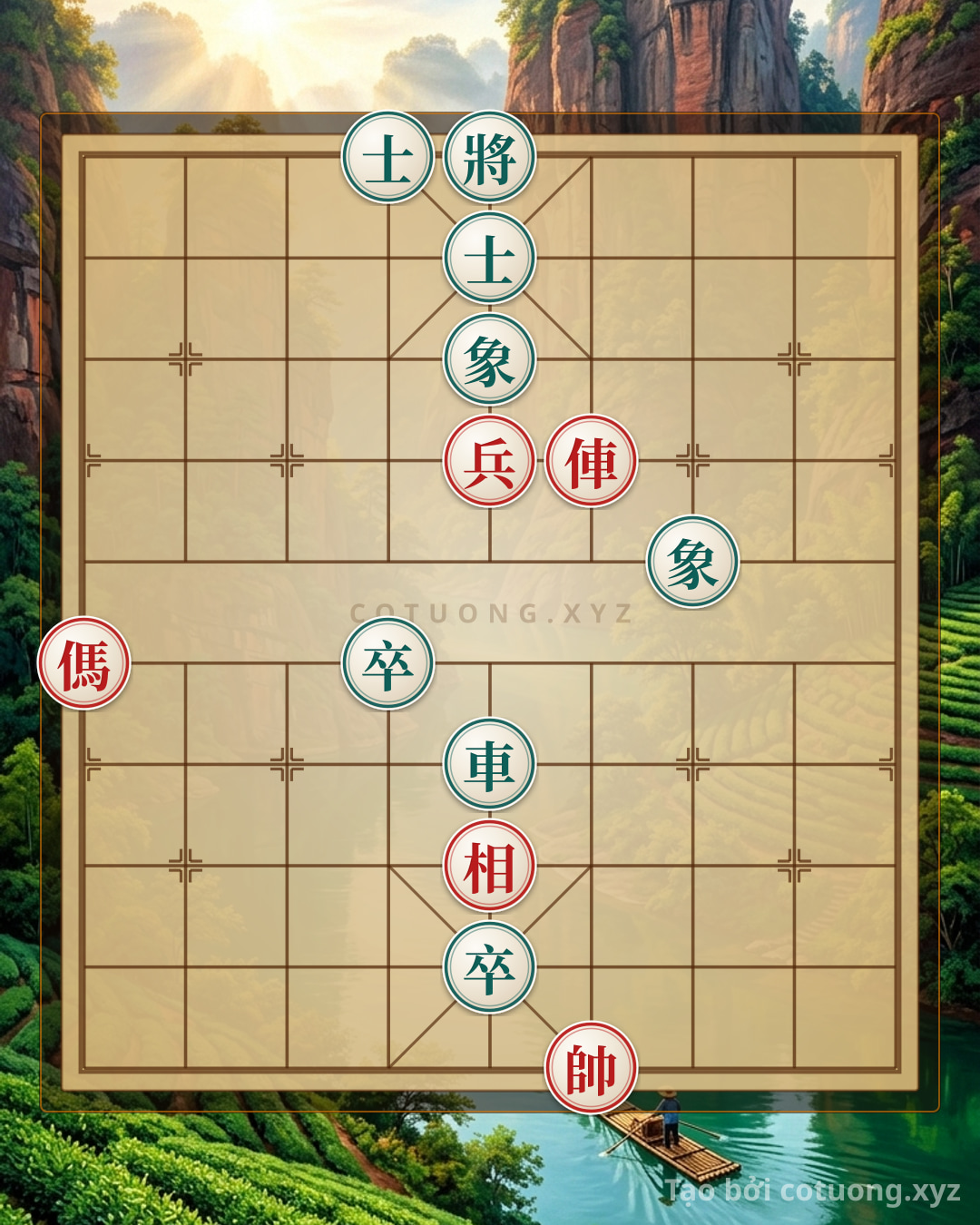 Challenge: The Art of Defensive Counterattack in Xiangqi: Mastering the Black Side - Can you solve it?