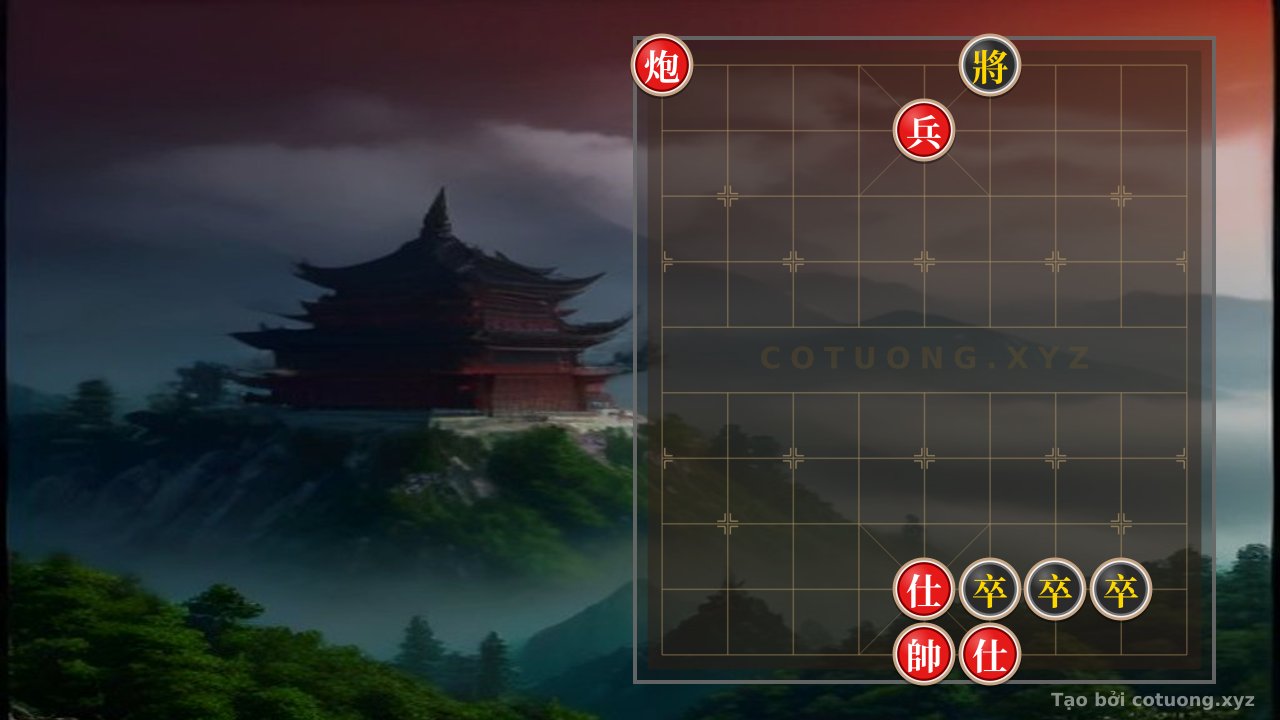 Thế cờ: Red Cannon on File 9, Rank 10: The 'General Trap' Strategy in Xiangqi — Cờ Tướng Online