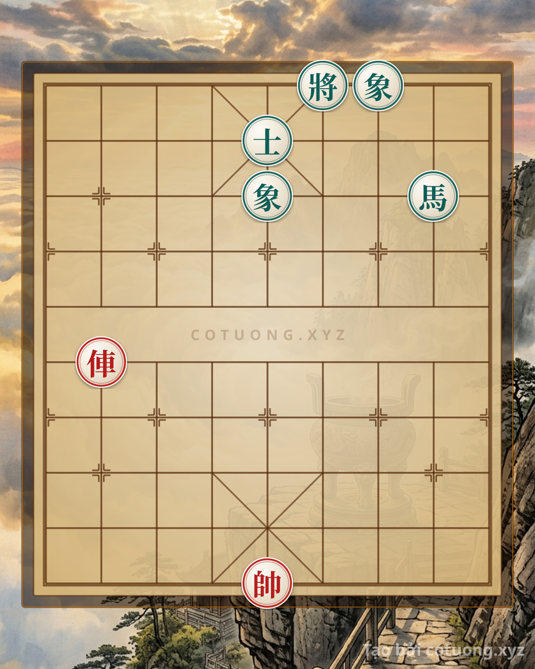 Challenge: The Red Army's Desperate Counterattack: A Super Difficult Xiangqi Challenge for the Red Player - Can you solve it?