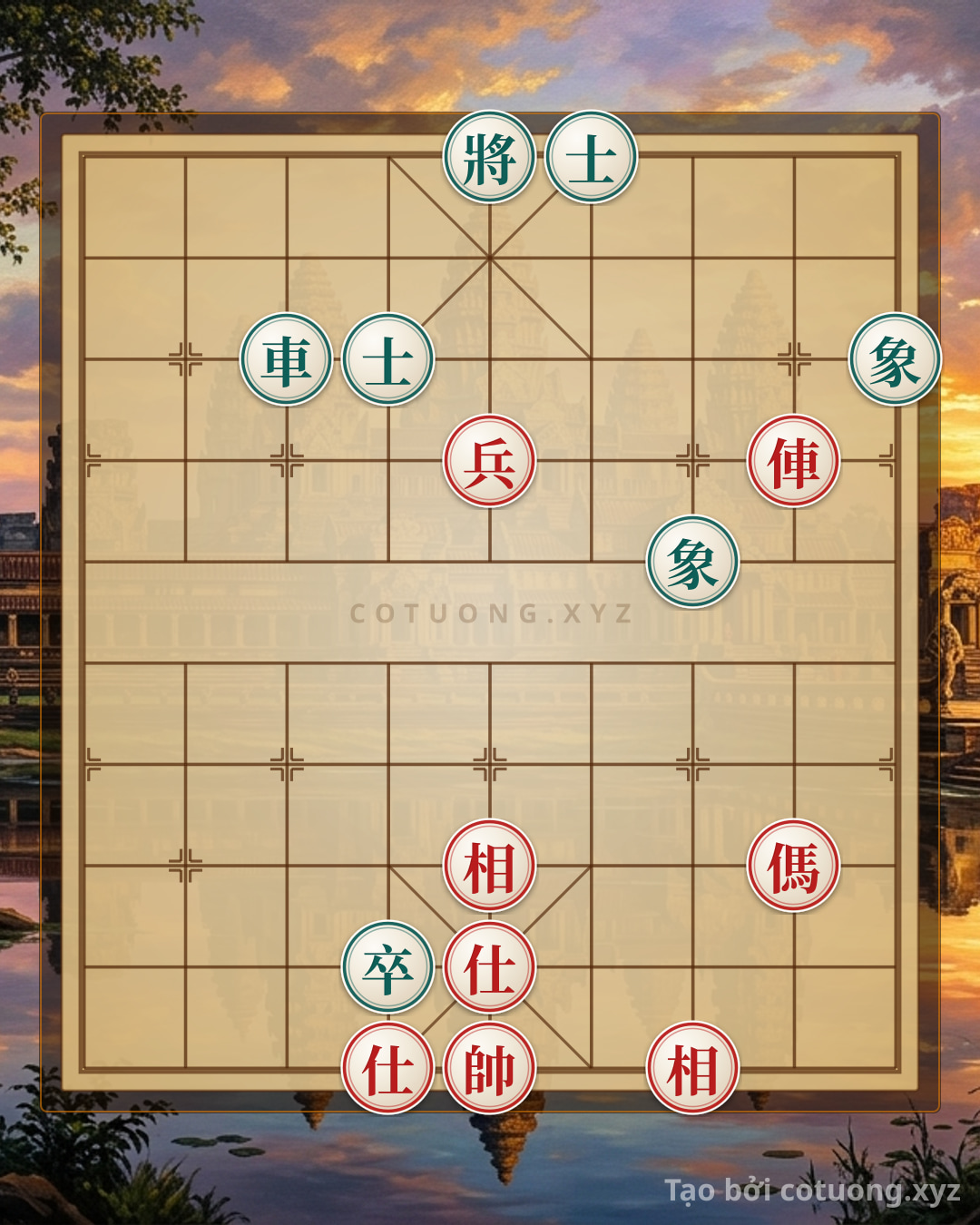 Challenge: Xiangqi (Chinese Chess) 8DC7: The Deadly Trap Against the Red Advisor with the Black Chariot - Can you solve it?