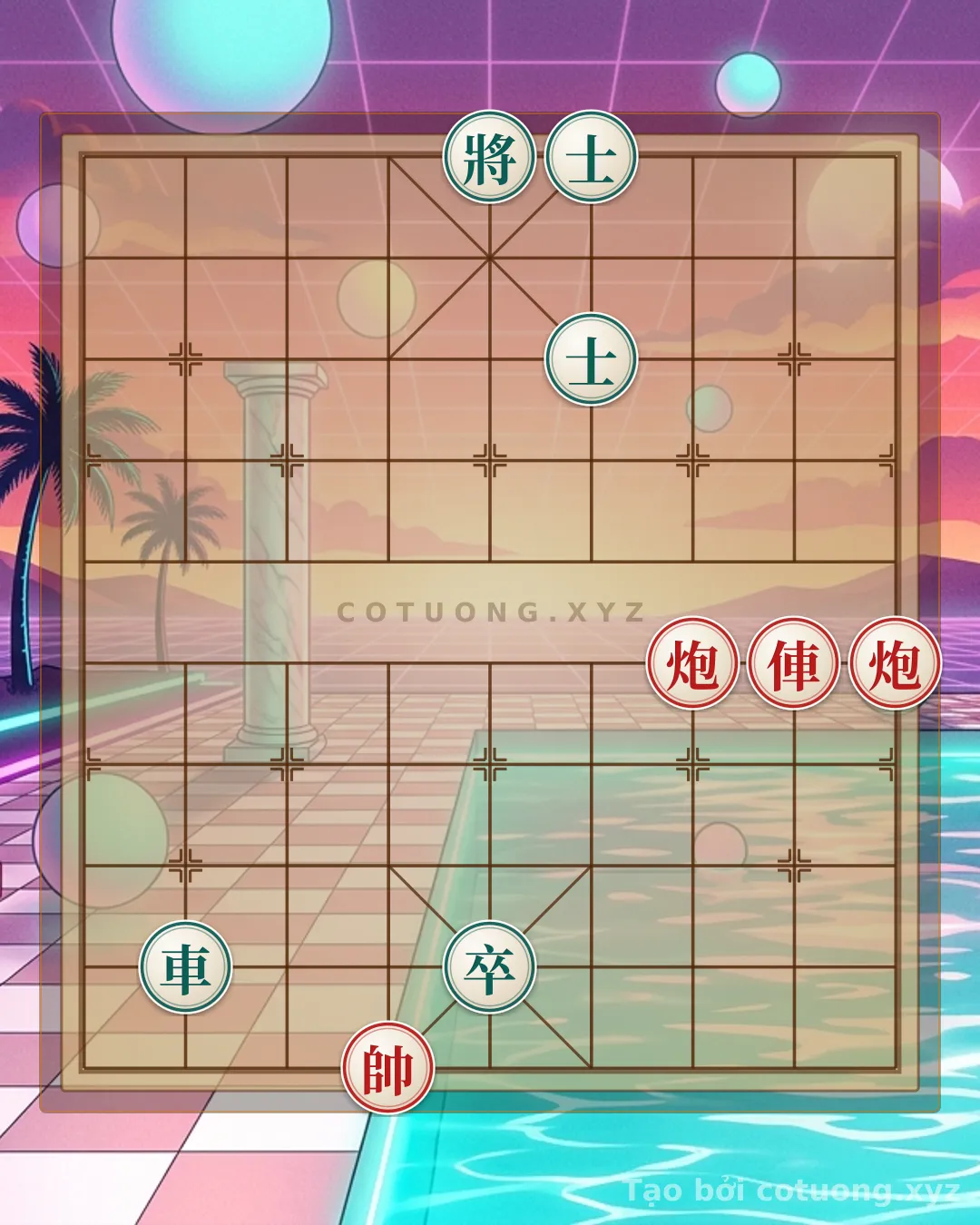 Challenge: Xiangqi Position: Red Chariot on File 5 Retreats to File 1 - Counterattack Strategy from Empty Cannon - Can you solve it?