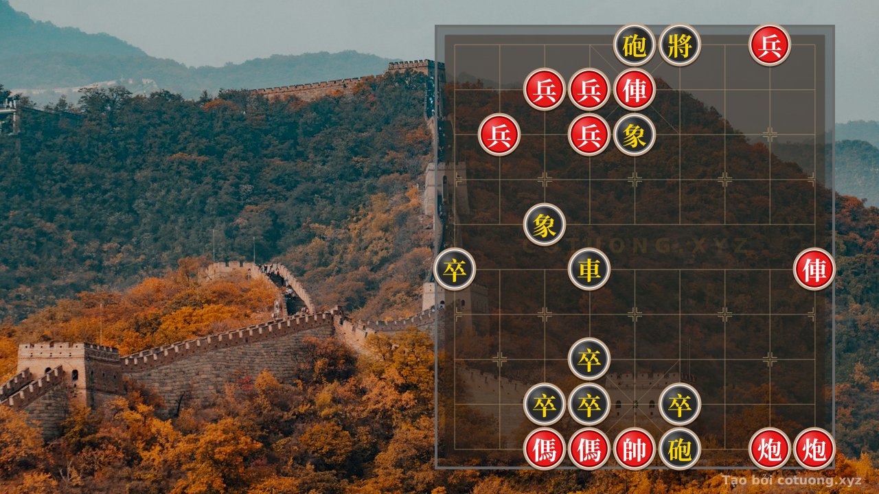 Thế cờ: Red starts with *tranh thu* tactics – Xiangqi Opening 5/10: Cannons charging horizontally, horses wearing fur, and an untold story — Cờ Tướng Online