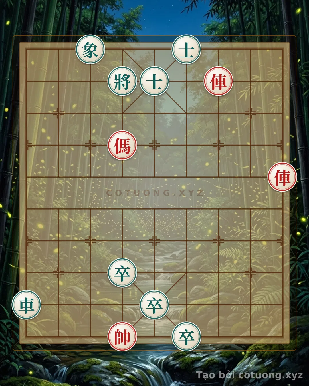 Thế cờ: CHINESE CHESS BOARD: 