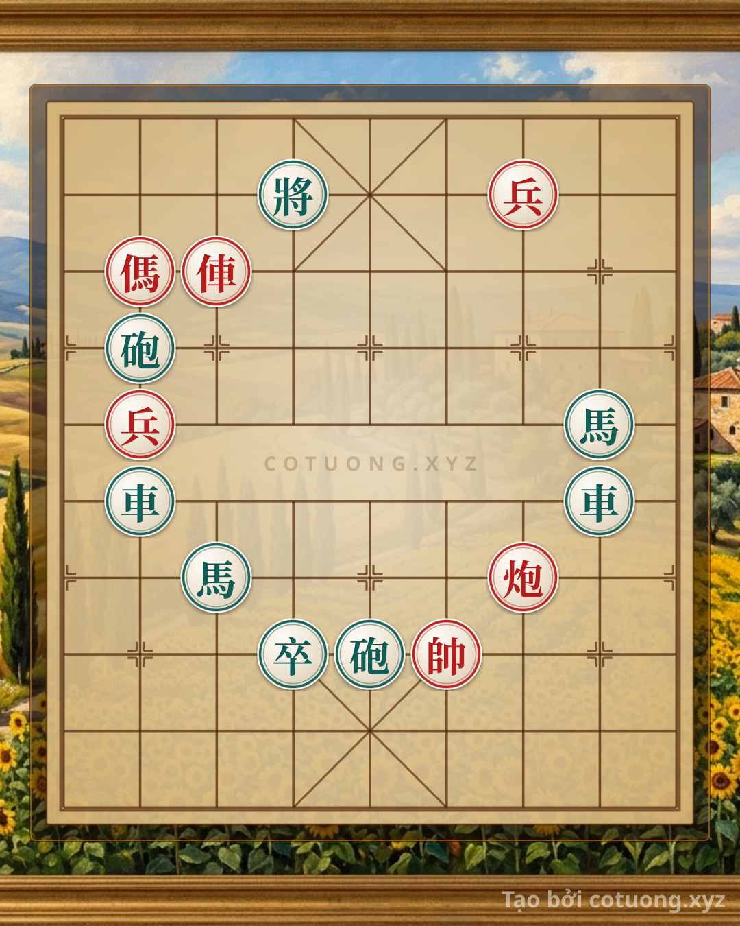 Challenge: 'Red Attacks Directly at Black's General on File 4, Rank 9' - The Secret Strategy of Double Horse Legs and Crossfire Cannons - Can you solve it?