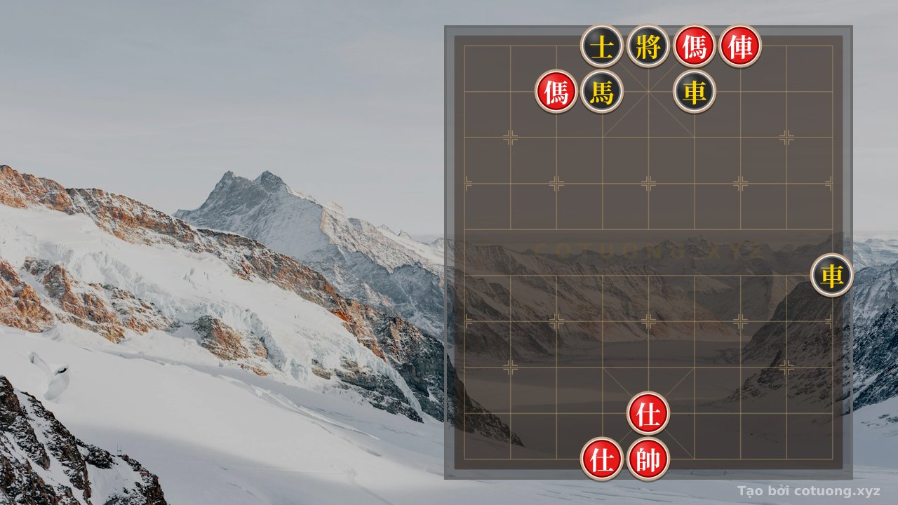 Thế cờ: The Mystery of the Xiangqi Board: The Lone Red Chariot in a Life-and-Death Battle — Cờ Tướng Online