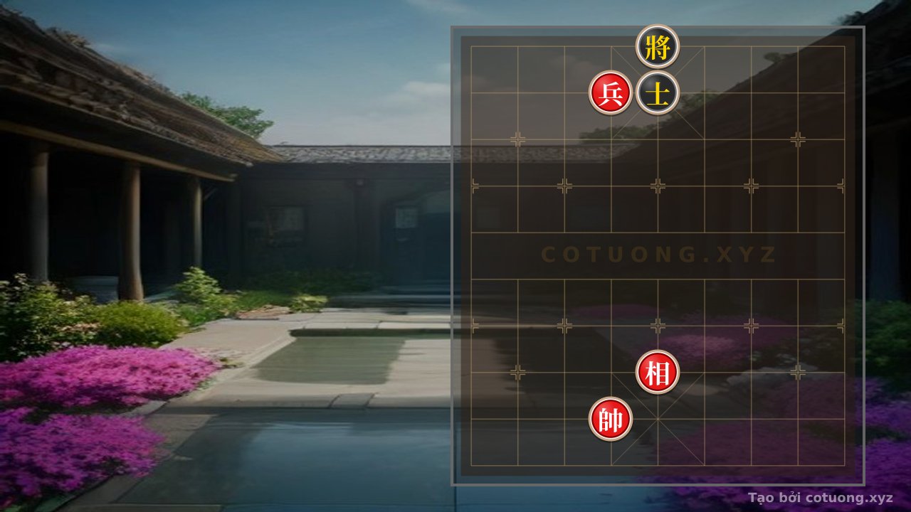 Thế cờ: The Subtle Trap: Red General's Move to 6th Rank vs. Black Advisor at 5th Rank and 9th File — Cờ Tướng Online