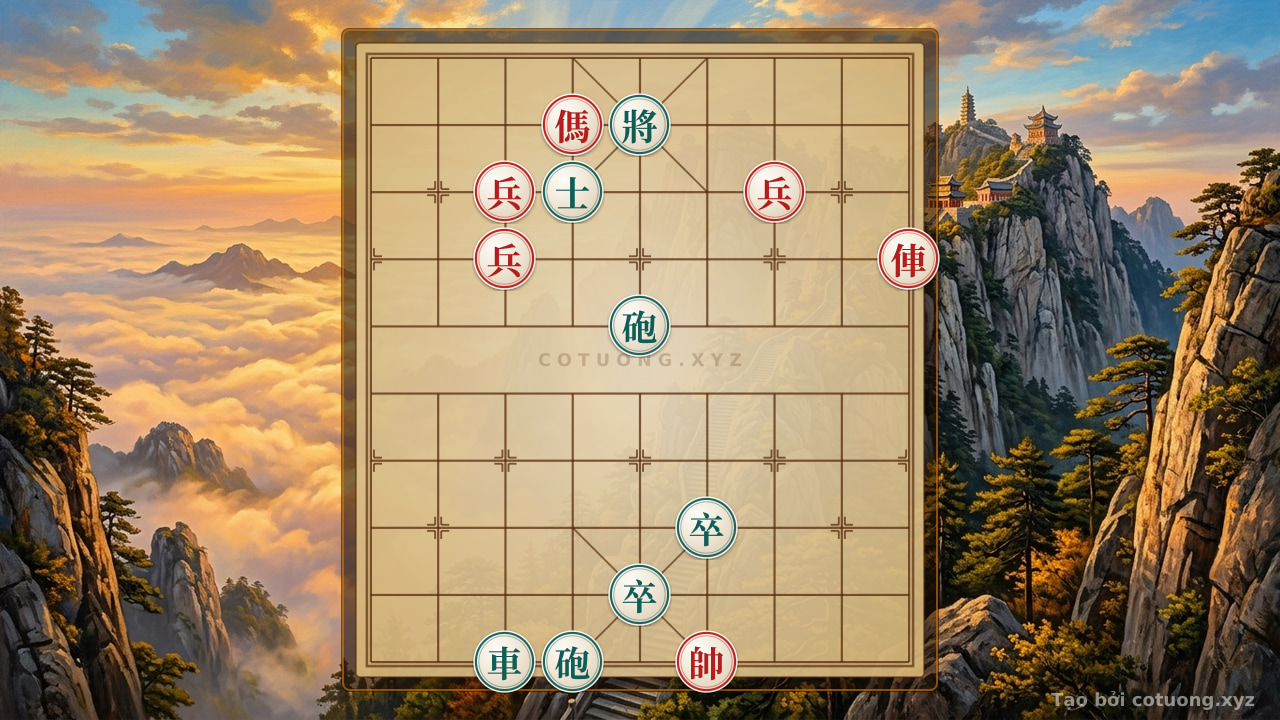 Thế cờ: Xiangqi Pro Tips: Mastering the 'Red Horse on 6th Rank' Strategy - Outmaneuver Your Opponent Like Bai Dang! — Cờ Tướng Online