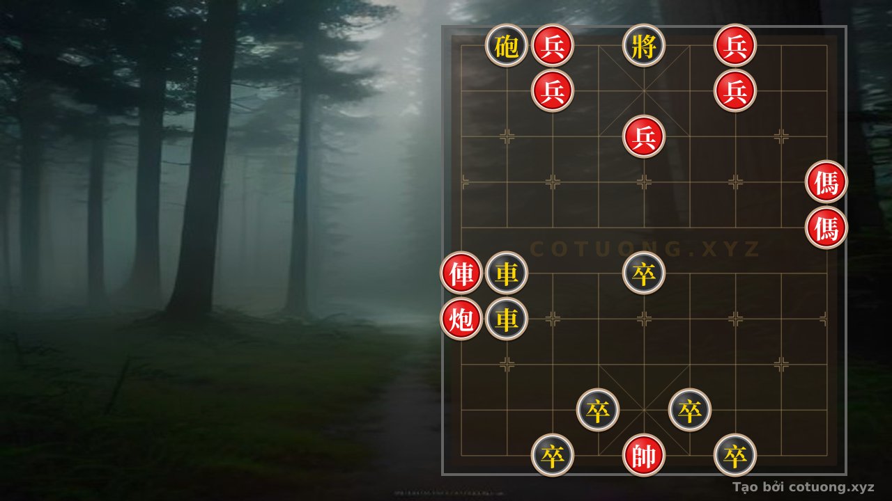 Thế cờ: Xiangqi: The Night Battlefield - When Cannons and Chariots Clash — Cờ Tướng Online