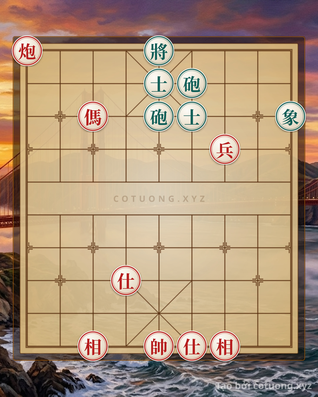 Challenge: Strategic Checkmate: Red Cannon on File 9 'Bombards' Black General in 'Double Horse Legs' Formation - Can you solve it?